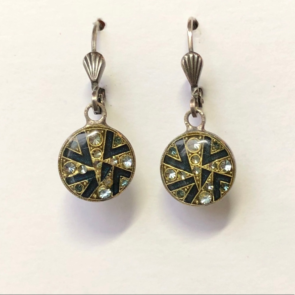 Art Deco Style Earrings - EUC